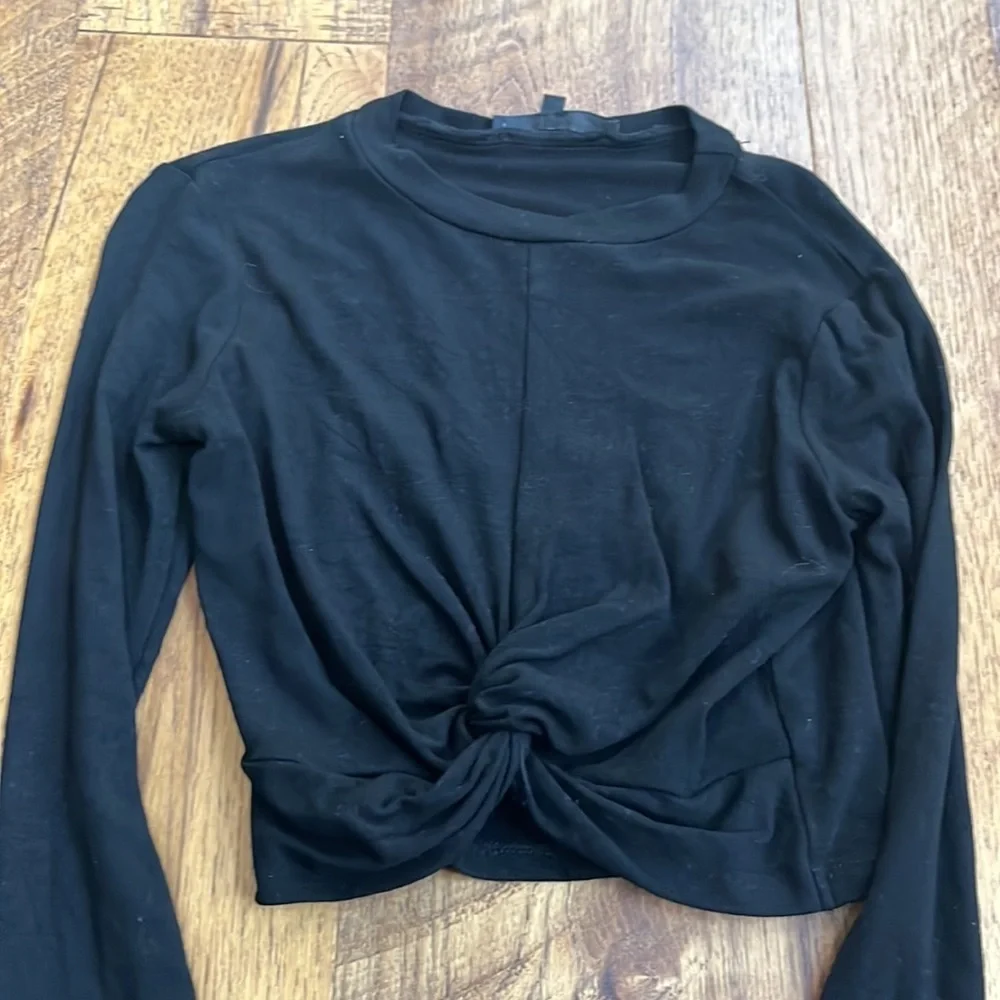 Miss Behave Girl’s Black Long Sleeve Top Size 10